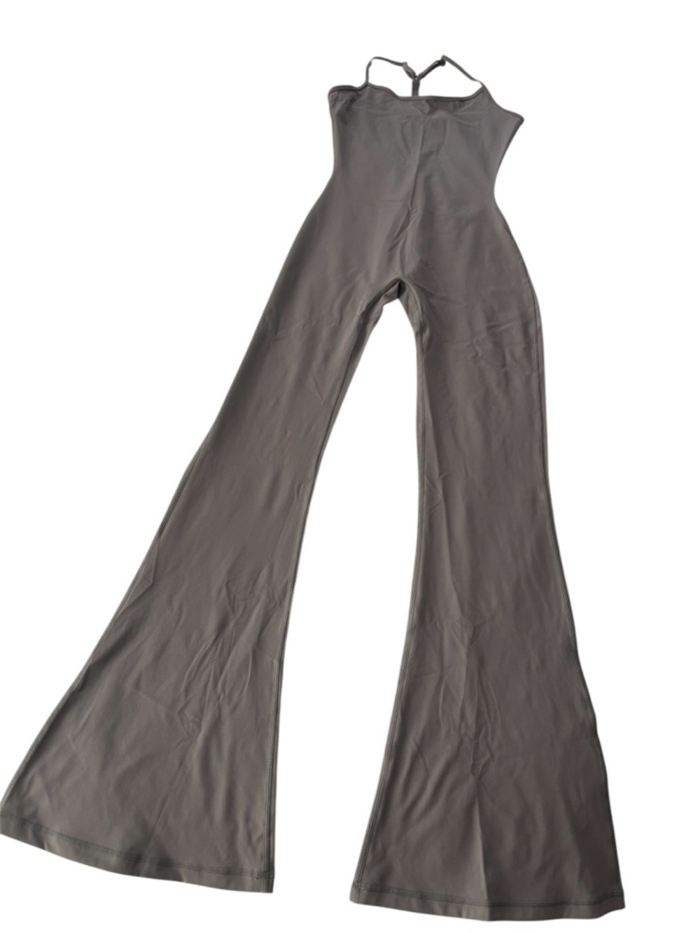 Gray Spaghetti Strap Jumpsuit Size Medium - Picture 4 of 11